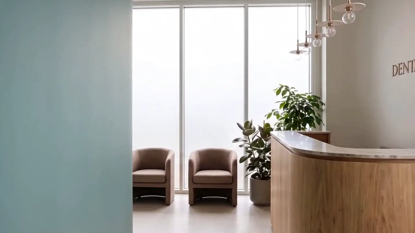Bekleme alanı — Gülüş Kliniği (temsili)