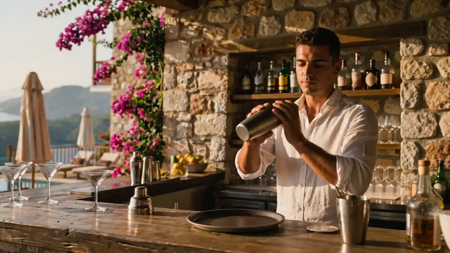 Havuz bar — pool bar servisi (temsili)