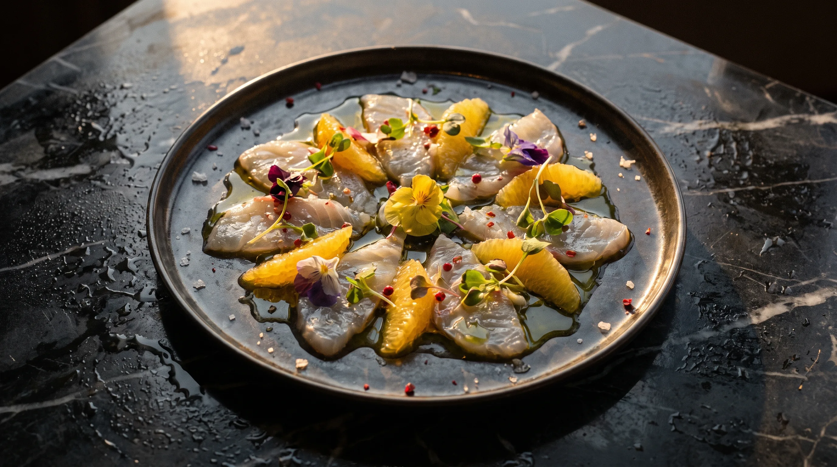 Levrek Carpaccio — Meze No:9 (temsili)