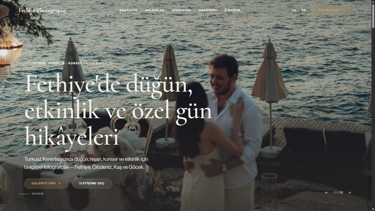 Photographer of Fethiye proje görseli